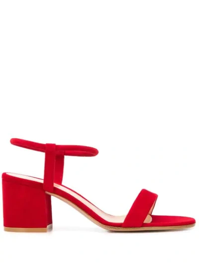 Shop Gianvito Rossi Open Toe Sandals In Red