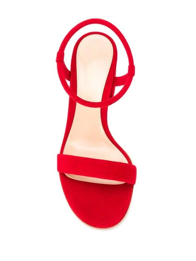 Shop Gianvito Rossi Open Toe Sandals In Red