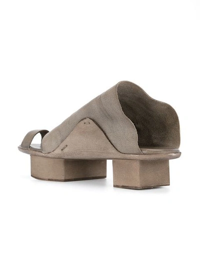 Shop Uma Wang Opanca Sandals In Brown