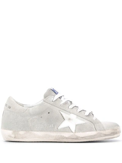 Shop Golden Goose Superstar Sneakers In Grey