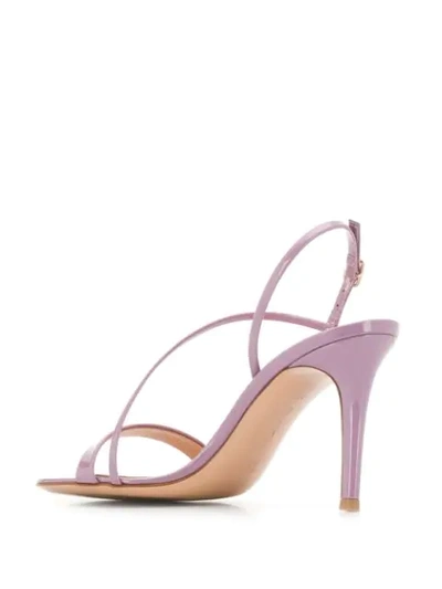 GIANVITO ROSSI HEELED SANDALS - 紫色