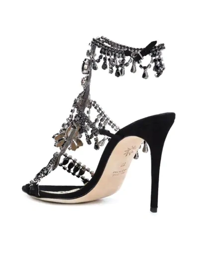 Shop Marchesa Grace Sandals In Black