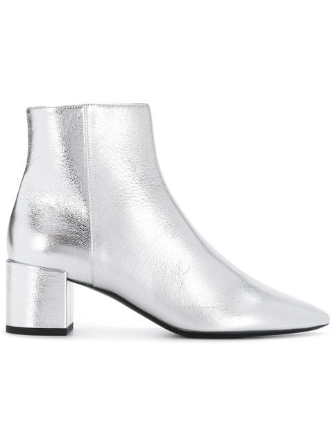 saint laurent loulou ankle boots