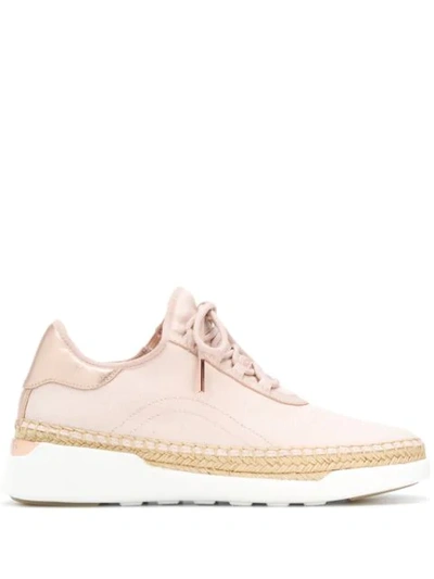 Shop Michael Michael Kors Low Lace-up Sneakers In Pink