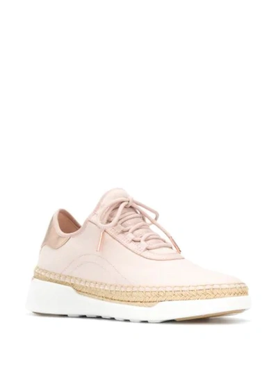 Shop Michael Michael Kors Low Lace-up Sneakers In Pink