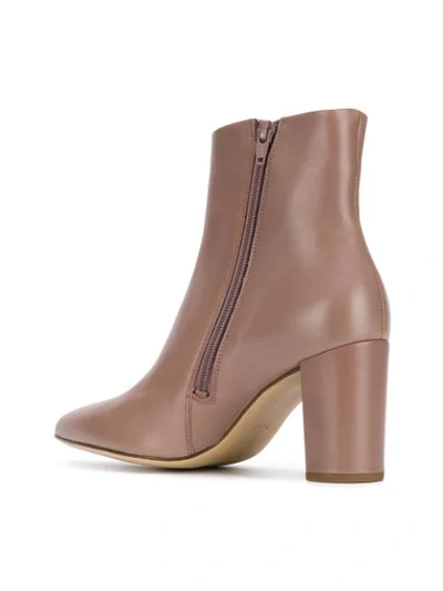 Shop Hogl Pointed Ankle Boots In Neutrals