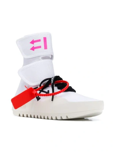 Shop Off-white Cst-001 Velcro Sneakers In White