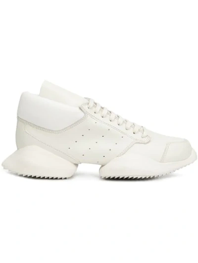 ADIDAS BY RICK OWENS RICK OWENS X ADIDAS 'TECH RUNNER'运动鞋 - 白色