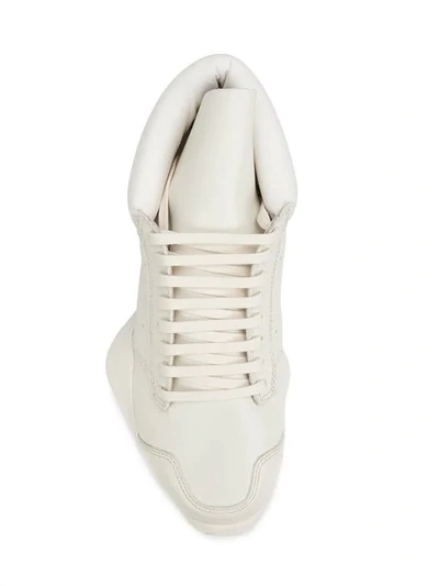 ADIDAS BY RICK OWENS RICK OWENS X ADIDAS 'TECH RUNNER'运动鞋 - 白色