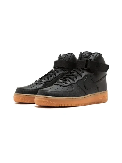 Shop Nike Air Force 1 Hi Se Sneakers - Black