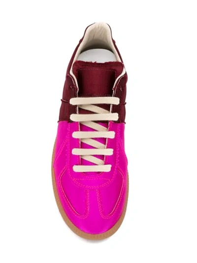Shop Maison Margiela Replica Sneakers In Pink