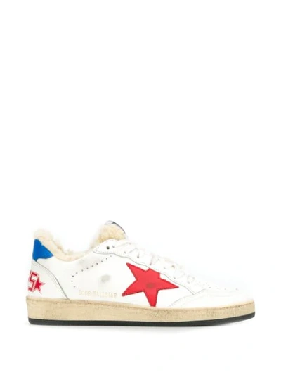 Shop Golden Goose Low-top Sneakers In White