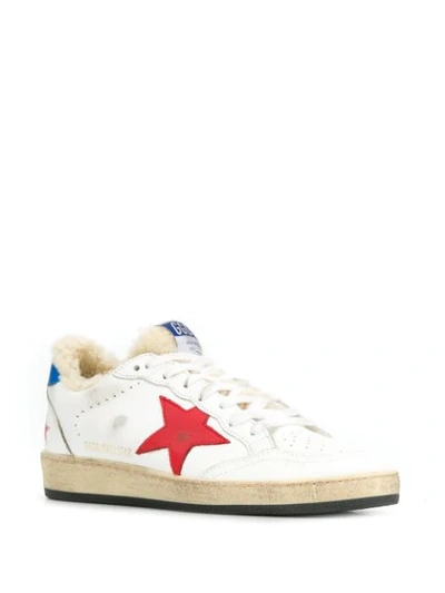 Shop Golden Goose Low-top Sneakers In White