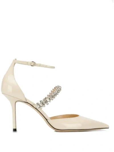 Shop Jimmy Choo Bobbie 85 Pumps - Neutrals