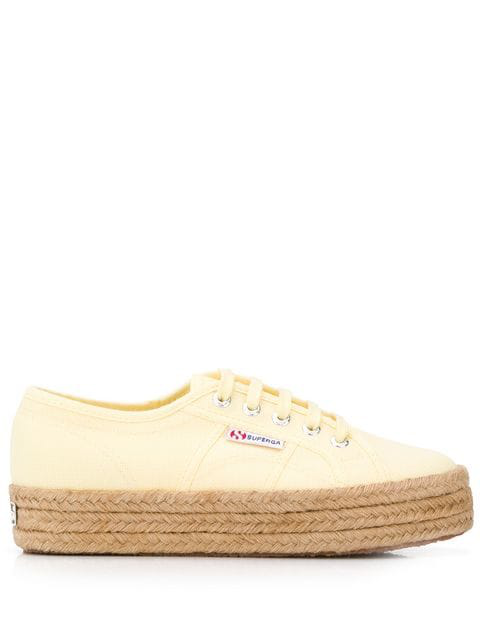 superga yellow platform
