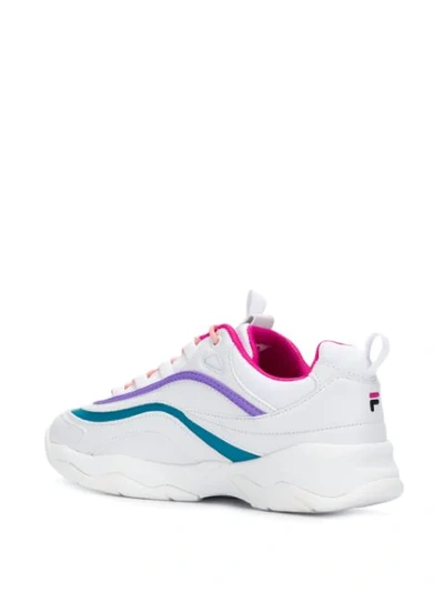 Shop Fila Ray Sneakers In White