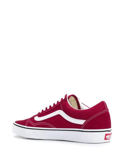 Shop Vans Old Skool Sneakers In Red