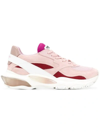 Shop Valentino Garavani Bounce Sneakers In Pink