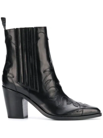 Shop Sartore Ankle Boots In Black