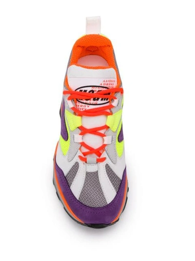 Shop Msgm Wedge Sneakers In Purple