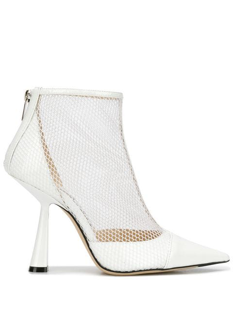 jimmy choo mesh booties