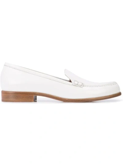 Shop Tabitha Simmons Blakie Loafers In White