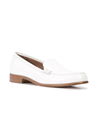 Shop Tabitha Simmons Blakie Loafers In White