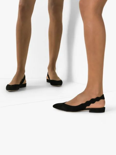 chloe slingback flats