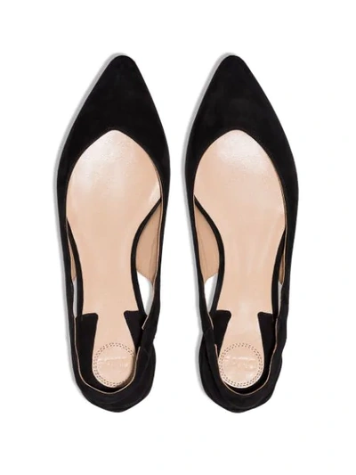 CHLOÉ LAURENA FLAT SLINGBACK BALLERINAS - 黑色