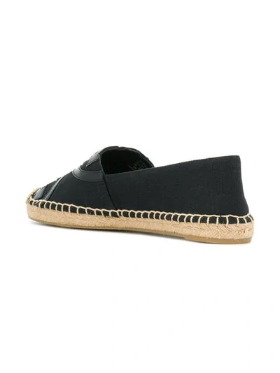 Shop Tory Burch Poppy Espadrilles In Black