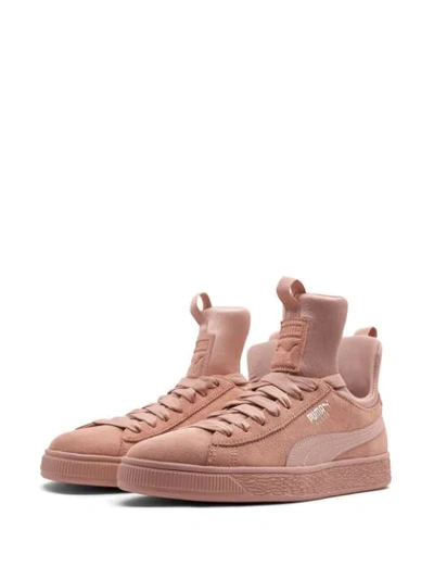 Puma Suede Fierce Wn's Sneakers - Pink In Pink