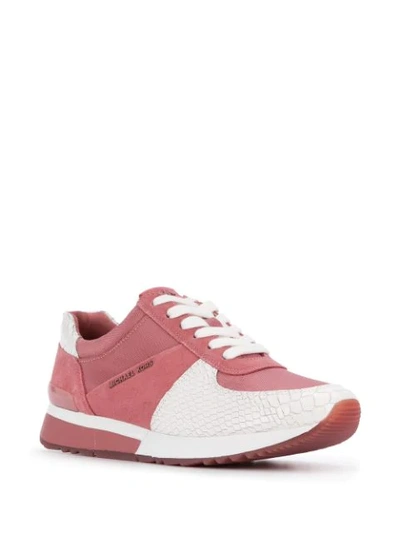 Shop Michael Michael Kors Colour-block Sneakers In Pink