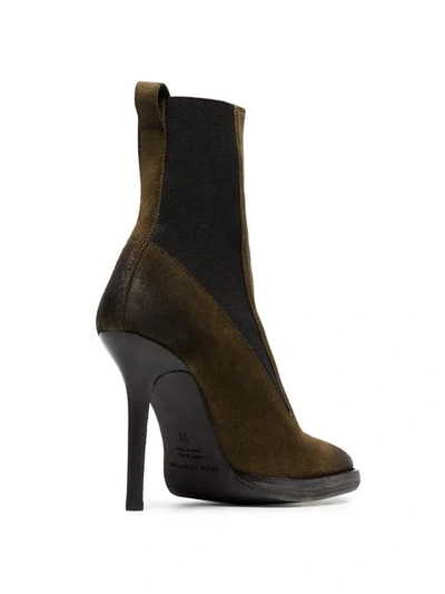 Shop Haider Ackermann Ankle Boots In Green