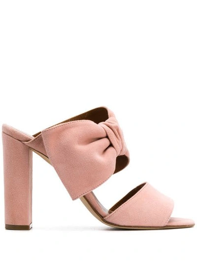 Shop Paris Texas Bow Detail Sandals In Pink