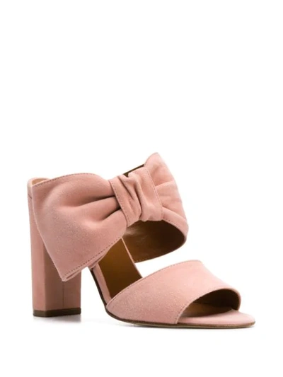 Shop Paris Texas Bow Detail Sandals In Pink