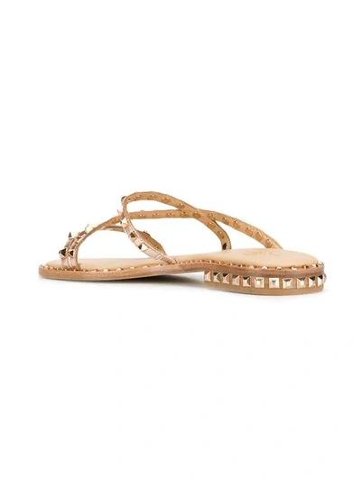 Shop Ash Peace Sandals In Gold