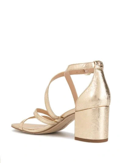 Shop Sam Edelman Stacie Block Heel Sandals - Gold