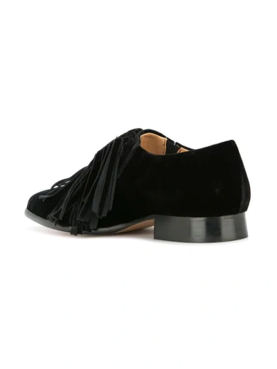 Shop Ports 1961 Fringed Loafers In Black