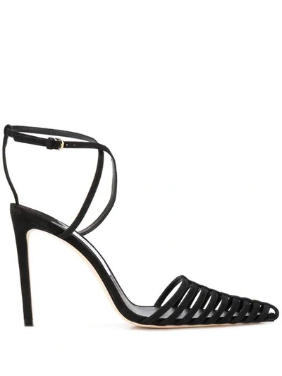 Shop Jimmy Choo Strappy Sandals In Black