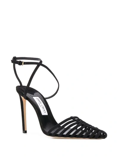 Shop Jimmy Choo Strappy Sandals In Black