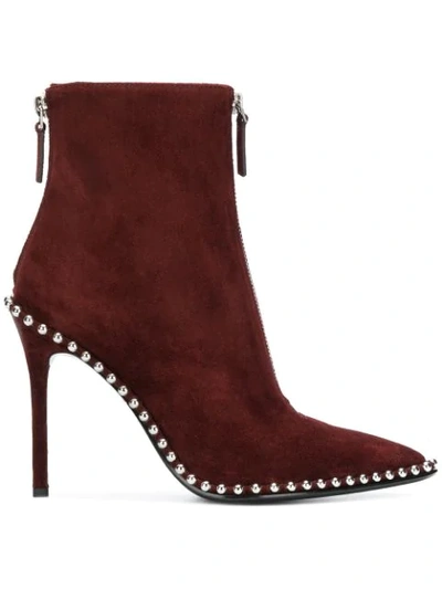 Shop Alexander Wang Eri Boots In Red