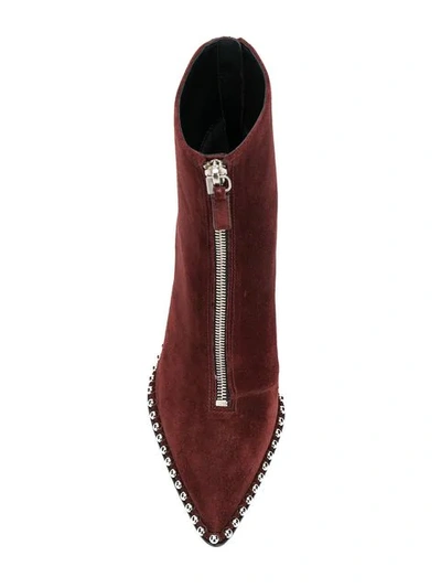 Shop Alexander Wang Eri Boots In Red