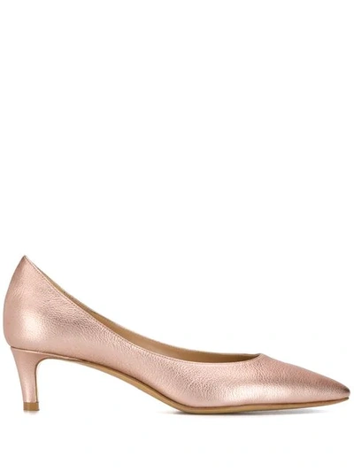 Shop Antonio Barbato Metallic Pumps In Pink