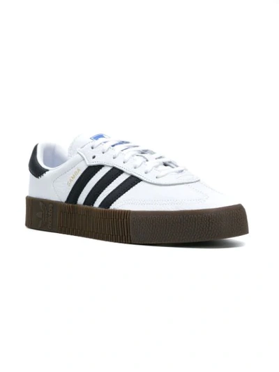 Shop Adidas Originals Sambarose Sneakers In White