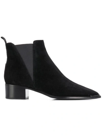 Shop Acne Studios Jensen Suede Boots In Black