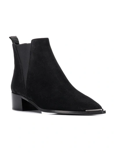 Shop Acne Studios Jensen Suede Boots In Black