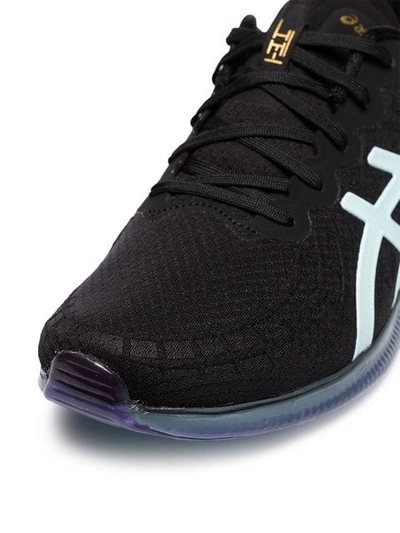 Shop Asics Black Quantum Mesh Low Top Sneakers