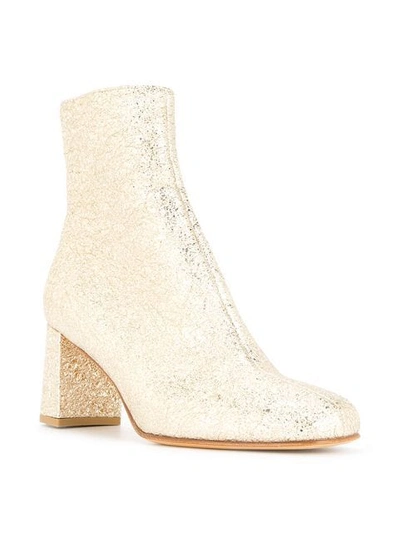 Shop Maryam Nassir Zadeh Agnes Ankle Boots In Metallic