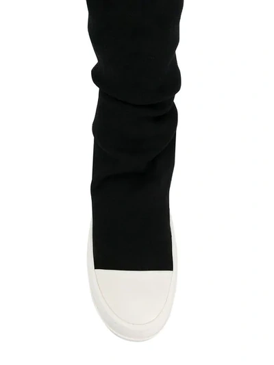 RICK OWENS DRKSHDW DRKSHDW BABEL SOCK SNEAKERS - 黑色