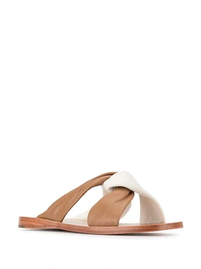 Shop Senso Berta Sliders In Brown